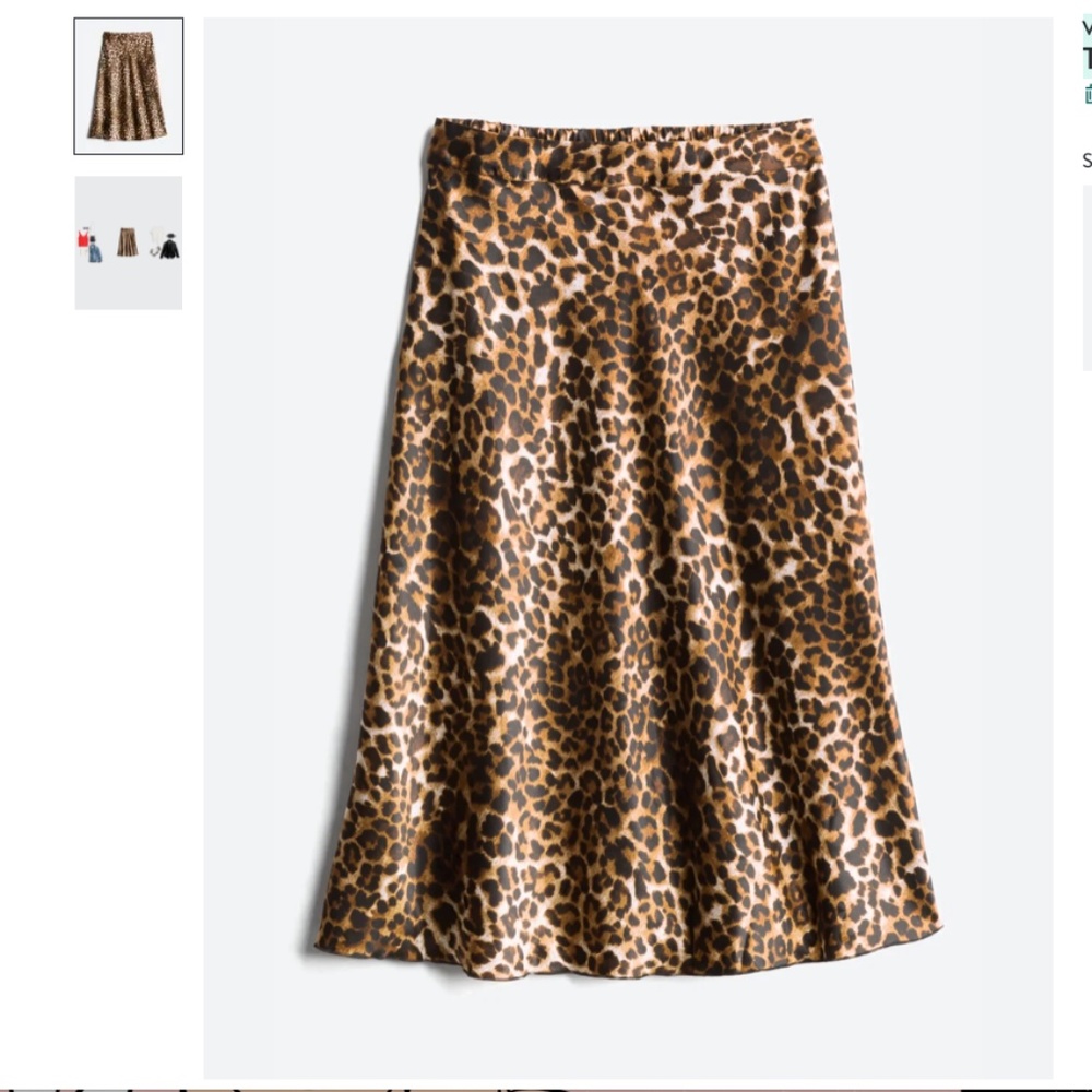 VERO MODA Tiller Midi Slip Skirt